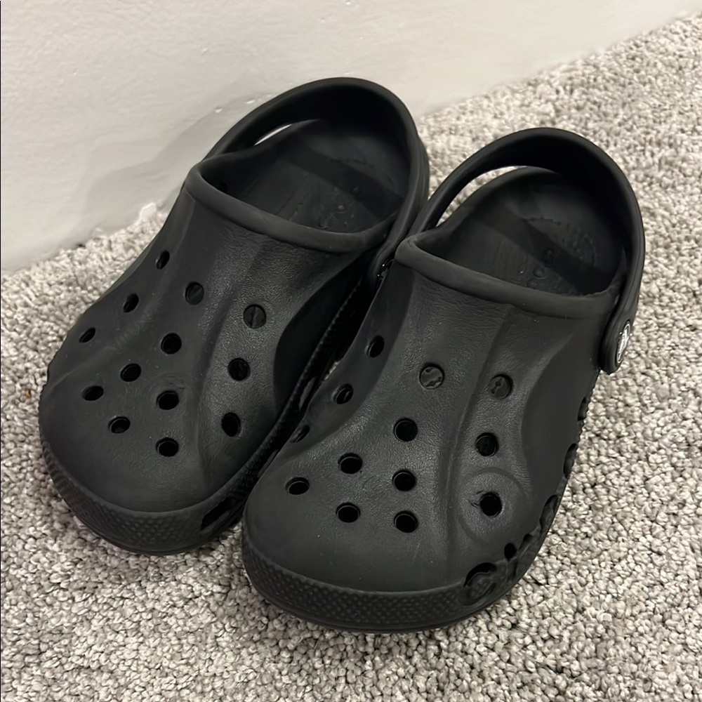Kids Black Clogs - Boys size 13